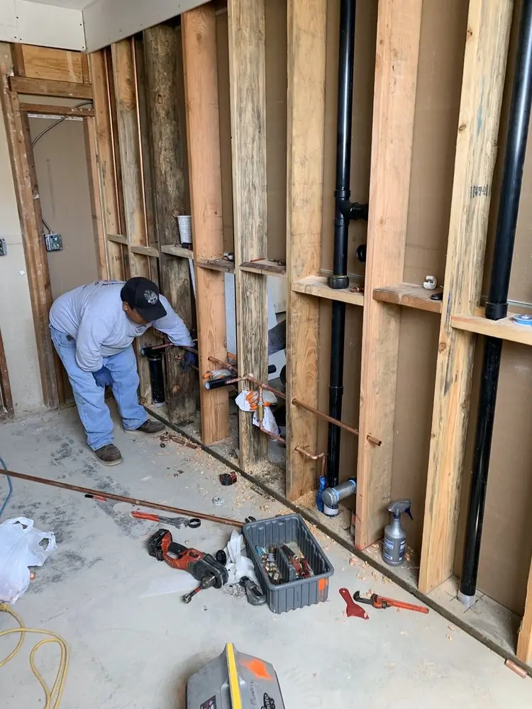 Commercial rough-in plumbing for Gas Line Repair in Sheldon Chase